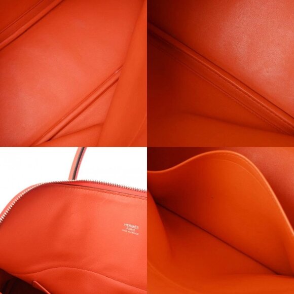 HERMES Bored 31 2WAY Orange poppy hand bag 800000133335000 - Picture 9 of 10